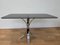 Mid-Century Steel Chrome and Smoked Glass Dining Table, 1975 3