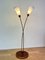 Lámpara de pie Art Déco de latón y vidrio, años 40, Imagen 6