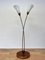 Lámpara de pie Art Déco de latón y vidrio, años 40, Imagen 3