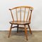 338 Elm Fireside Cowhorn Chair attributed to Ercol, 1960s, Image 1