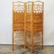 Rattan and Bamboo Folding Room Screen Divider, 1960s 2