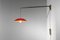 Italienische Wandlampe aus Messing & Lackiertem Metall von Arredoluce, 1950er 10