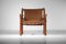 Safari Armchairs in Patinated Leather and Wood attributed to Arne Norell, 1960s, Set of 2, Image 2