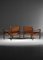 Safari Armchairs in Patinated Leather and Wood attributed to Arne Norell, 1960s, Set of 2, Image 10