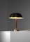 Swedish Brass and Leather Table Lamp, 1960s, Image 6