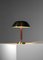 Swedish Brass and Leather Table Lamp, 1960s, Image 2
