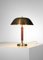 Swedish Brass and Leather Table Lamp, 1960s, Image 3