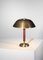 Swedish Brass and Leather Table Lamp, 1960s, Image 11