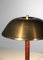 Swedish Brass and Leather Table Lamp, 1960s 7