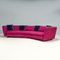 Seymour Low 02 Semi Round Sofa in Purple Fabric by Rodolfo Dordoni for Minotti, 2010s, Image 3