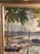 French Marina, 1930s, Oil Painting, Image 6