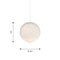 D450 Patere Round Pendant by Tue Poulsen for Louis Poulsen 2