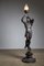 Grandes Lampes Sculpturales Homme et Femme en Bronze, 1920s, Set de 2 5