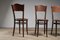 Bentwood Bistro Chairs with Crocodile Pattern attributed to Thonet, 1920, Set of 4 8