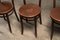 Bentwood Bistro Chairs with Crocodile Pattern attributed to Thonet, 1920, Set of 4 4