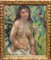 After Pierre-Auguste Renoir, Bather in Sunny Shade, Oil on Canvas, Framed 1