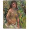After Pierre-Auguste Renoir, Bather in Sunny Shade, Oil on Canvas, Framed, Image 3