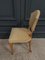 Chairs in Lemon Wood, Saber Legs & Velvet Fabric, 1940s, Set of 2, Image 3
