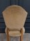 Chairs in Lemon Wood, Saber Legs & Velvet Fabric, 1940s, Set of 2, Image 10