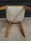 Chairs in Lemon Wood, Saber Legs & Velvet Fabric, 1940s, Set of 2, Image 12