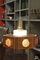 Teak and Glass Ceiling Lamp 9