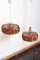 Teak and Glass Ceiling Lamp 5