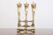 Vintage Brutalist Brass Candleholder 3