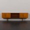 Low Danish Sideboard in Teak with Lighted Bar Cabinet attributed to Ib Kofod Larsen, Denmark, 1960s 1