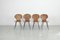 Italian Chairs by Carlo Ratti for Industria Legni Curvati, 1950s, Set of 4 6