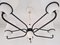 Vintage Black and White Five-Armed Chandelier, 1950s/1960s, Image 3