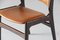 Model 89 Teak and Leather Chairs by Erik Buch, 1970s, Set of 4, Image 5
