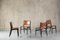 Model 89 Teak and Leather Chairs by Erik Buch, 1970s, Set of 4 14