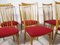 Mid-Century Dining Chairs in Cherry, 1970, Set of 6, Image 4