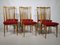 Mid-Century Dining Chairs in Cherry, 1970, Set of 6 3