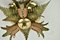 Lampada da incasso Mid-Century con foglie di felce in ottone, Italia, Immagine 5