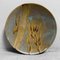Mid-Century Decorative Bamboo & Grain Earthenware Plate, Japan, 1950s 1