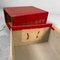 Caja de farmacia japonesa de madera con cajón, años 40, Imagen 11