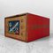 Caja de farmacia japonesa de madera con cajón, años 40, Imagen 1