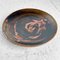 Mid-Century Decorative Earthenware Plate, Japan, 1960s 4