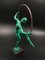 Art Deco Figurine of Woman Playing with Hoop by Briand / Marcel Buraine for Max Le Verrier, France, 1920s 4