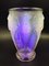 Large Art Deco Opalescent Glass Vase with Thistle Motif from Verlys, France, 1930s 2