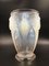 Large Art Deco Opalescent Glass Vase with Thistle Motif from Verlys, France, 1930s 1