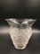 Art Deco Frosted Glass Vase with Thistle Motif from Verlys, France, 1930s 1