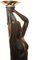 Lámparas de mesa Art Déco de escayola desnuda, años 30. Juego de 2, Imagen 9