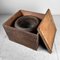Antique Hibachi with Wooden Box, Japan, 1920s, Set of 2, Image 7