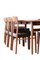 Chairs in Teak and Leather by Henning Kjærnulf for KS Møbler, 1960s, Set of 6, Image 10