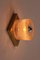 Vintage Space Cube Wandlampe aus Eisglas von Peill & Putzler, 1960 3