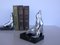 Chromed Metal Seal Bookends, 1930s, Set of 2 5