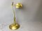 Portuguese Brass Bankers Table Lamp, 1940s 3