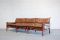 Sofá de 3 plazas Kontiki vintage de cuero de Arne Norell, Imagen 3